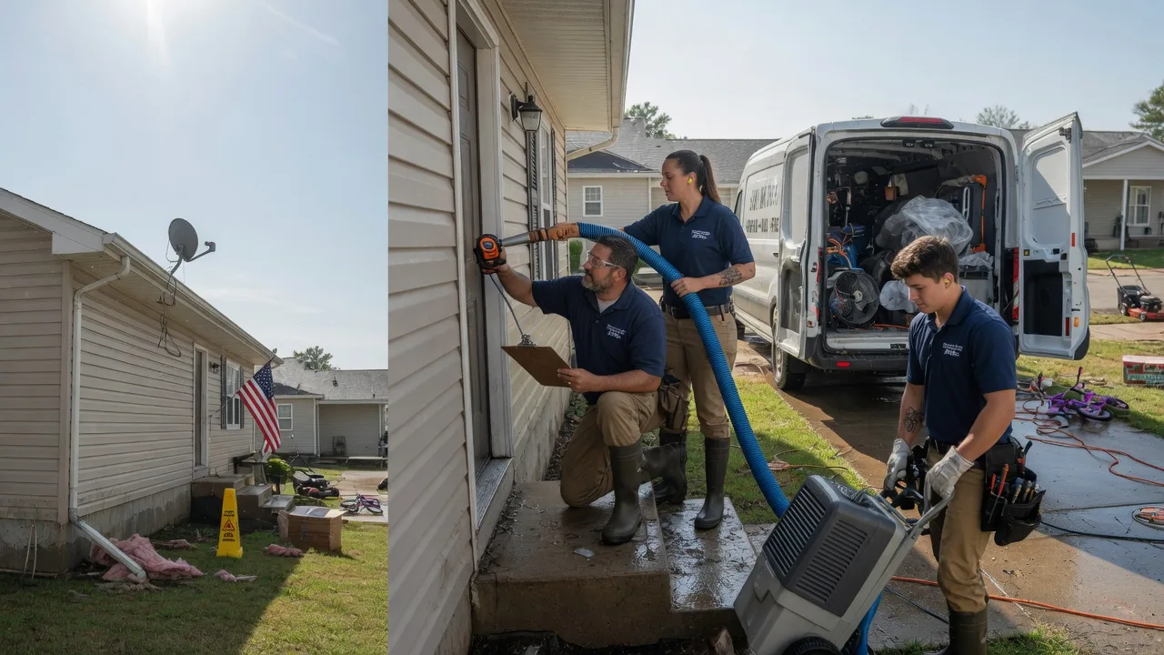 Ceiling Water Damage Restoration in Merkel, TX near me